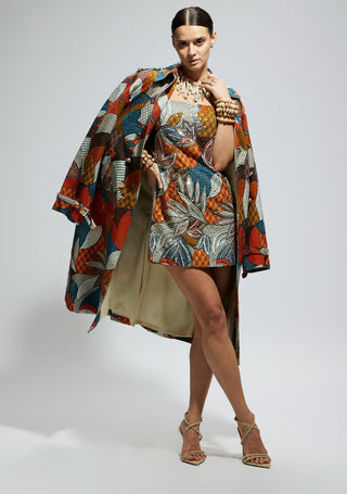 Multi canvas abstract trench caot