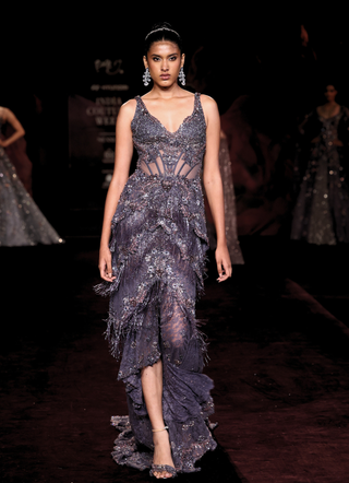 Vallari fitted gown