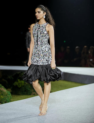 Black myna dress