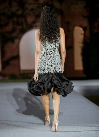 Black myna dress