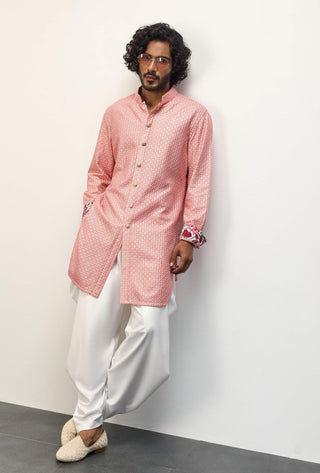 Arjan Dugal Cotton Candy Inara Foe Kurta Set available on indiaspopup