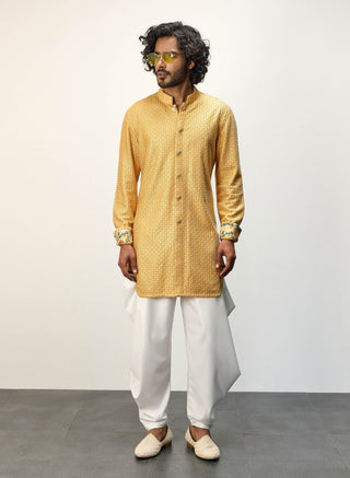 Arjan Dugal Golden Hour Inara Foe Kurta Set available on indiaspopup