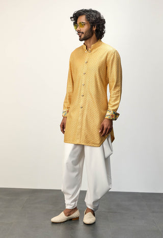 Arjan Dugal Golden Hour Inara Foe Kurta Set available on indiaspopup