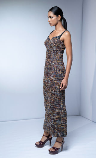 Tweed bodycon dress