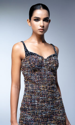 Tweed bodycon dress