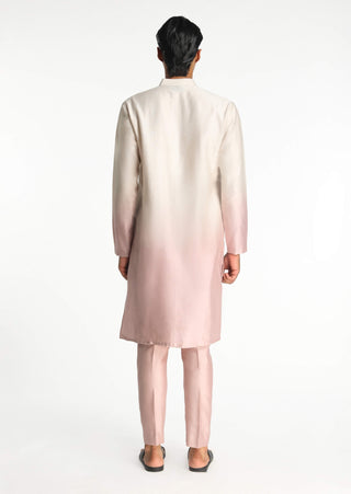 Harmony Ivory Pink Kurta And Pant by Aisha Rao Men, available on Indiaspopup.com