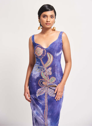 Aisha Rao-Lavender Cutwork Gown-INDIASPOPUP.COM