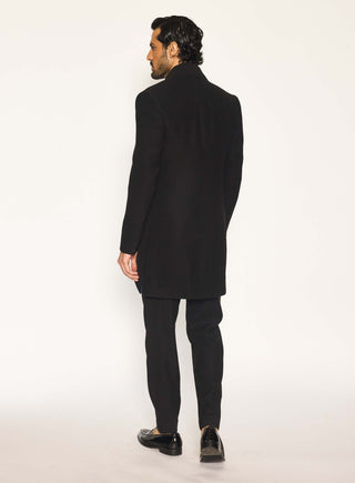 Onyx line draped jacket set