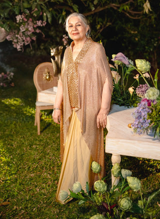 Sekhem gold skirt and tunic