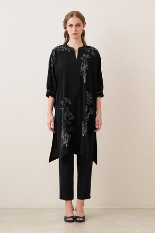 Zuri black tunic