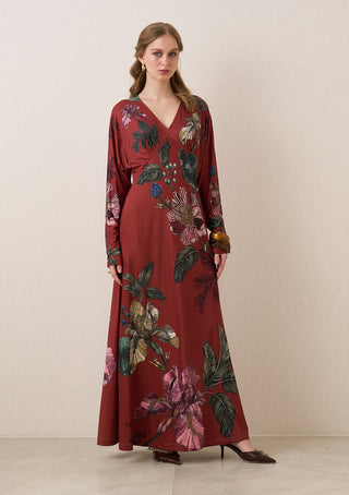 Scout v neck maxi dress