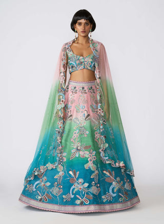 Isolena Aurora Lehenga Set by Aisha Rao, available on Indiaspopup.com