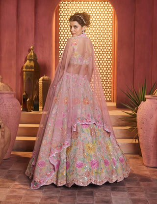 Bahar cream lehenga set