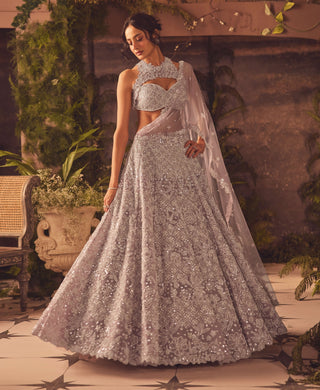 Arienna mauve lehenga set