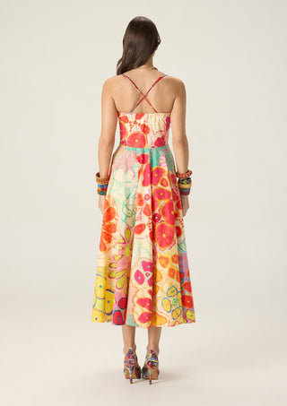 Marilyn floral multicolor dress