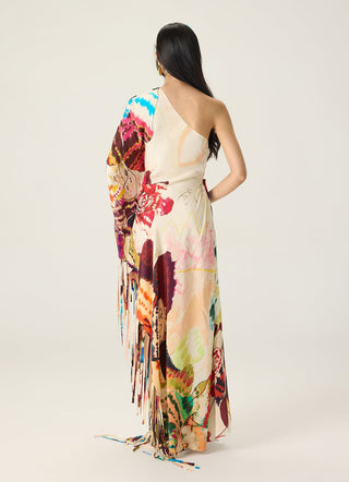 Elmina multicolor printed kaftan