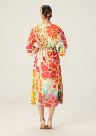 Madison multicolor printed dress