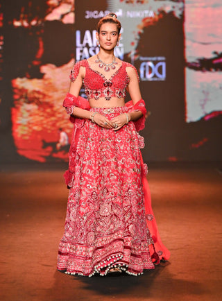 Ethereal east lehenga set