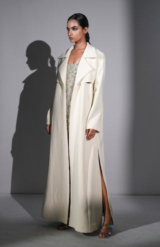 White trench coat