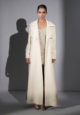 White trench coat