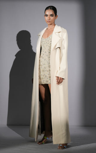 White trench coat