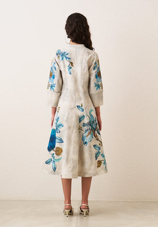 Orli panel midi dress