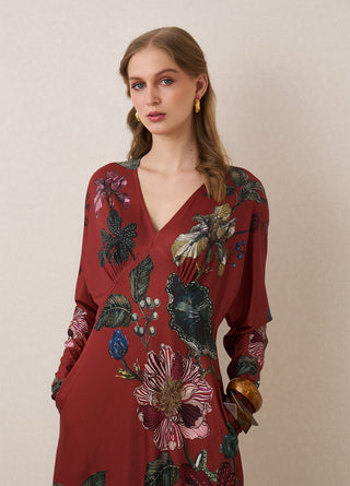 Scout v neck maxi dress