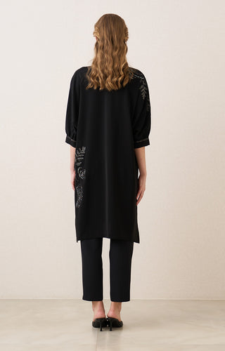 Zuri black tunic