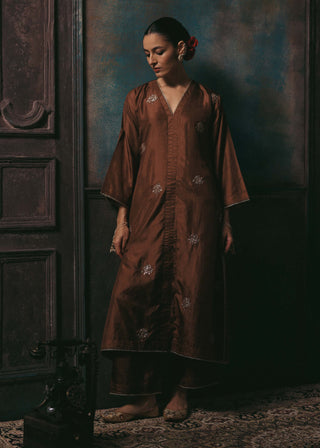Kohinoor copper kurta set