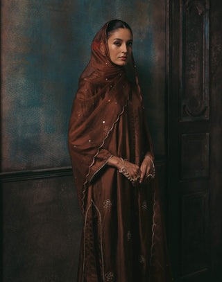 Kohinoor copper kurta set