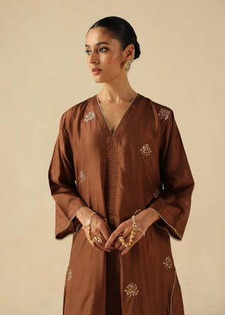 Kohinoor copper kurta set