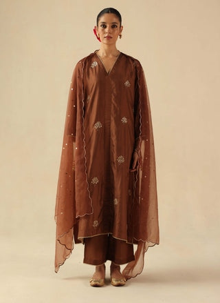 Kohinoor copper kurta set