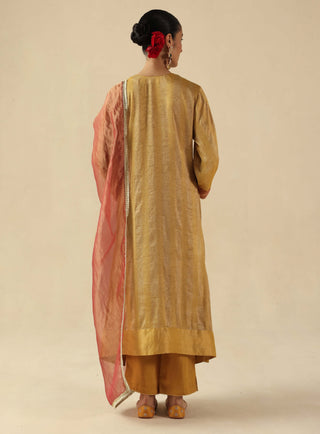 Gauhar gold kurta set