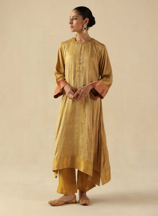 Gauhar gold kurta set