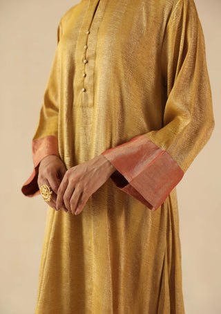 Gauhar gold kurta set
