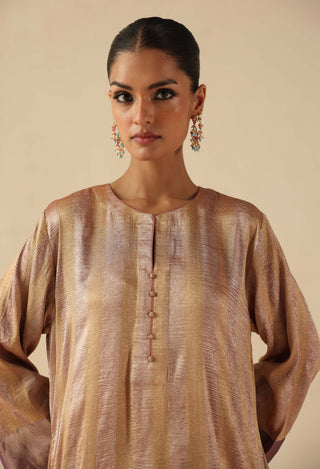 Gauhar rose kurta set