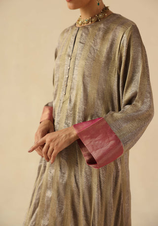 Gauhar silver kurta set