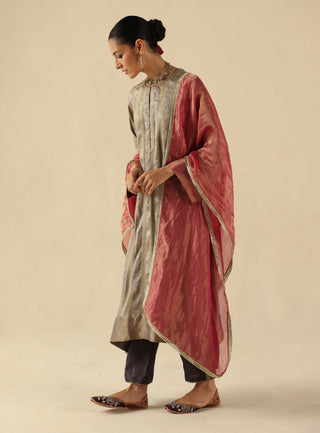 Gauhar silver kurta set
