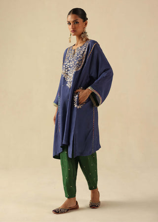 Parizad blue and green kurta and pants