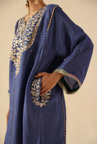 Parizad blue and green kurta and pants