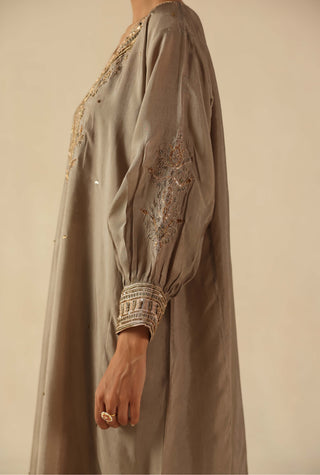 Saaz gold phiran and pants