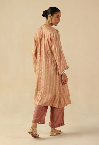 Naksh peach kurta set