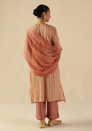 Naksh peach kurta set