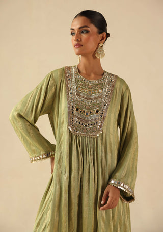 Naksh green kurta set