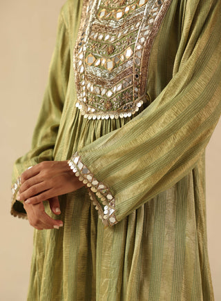 Naksh green kurta set