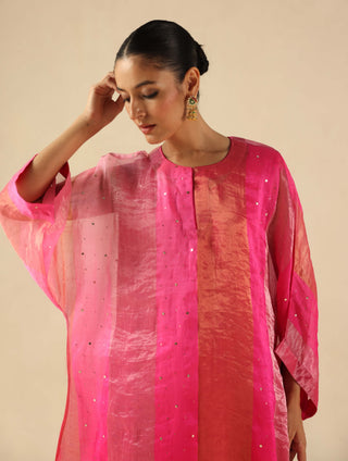 Tabeer fuchsia kalidar kurta and pants