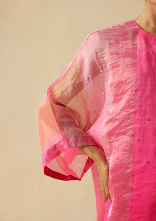 Tabeer fuchsia kalidar kurta and pants
