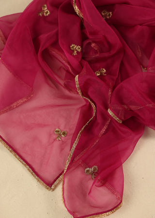 Jhoomar garnet kurta set