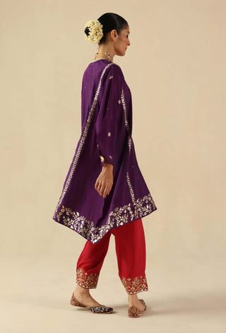 Arzoo purple kurta set