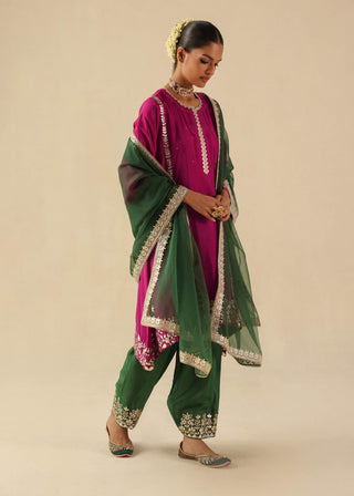 Arzoo fuchsia kurta set